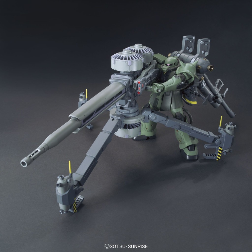 HGGT 1/144 MS-06 ZAKU II + BIG GUN SET [Gundam Thunderbolt Ver.]: Just Added No.19 NEW AMAZING Big Size Official Images, Full Info