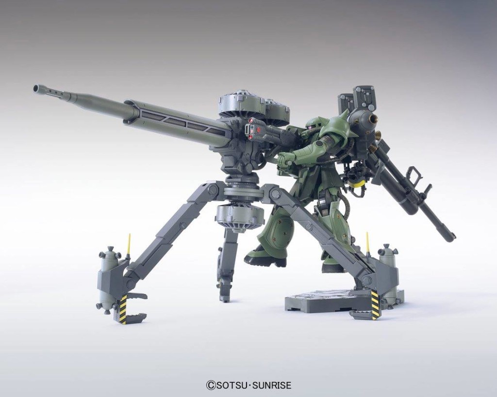 HGGT 1/144 MS-06 ZAKU II + BIG GUN SET [Gundam Thunderbolt Ver.]: Just Added No.19 NEW AMAZING Big Size Official Images, Full Info