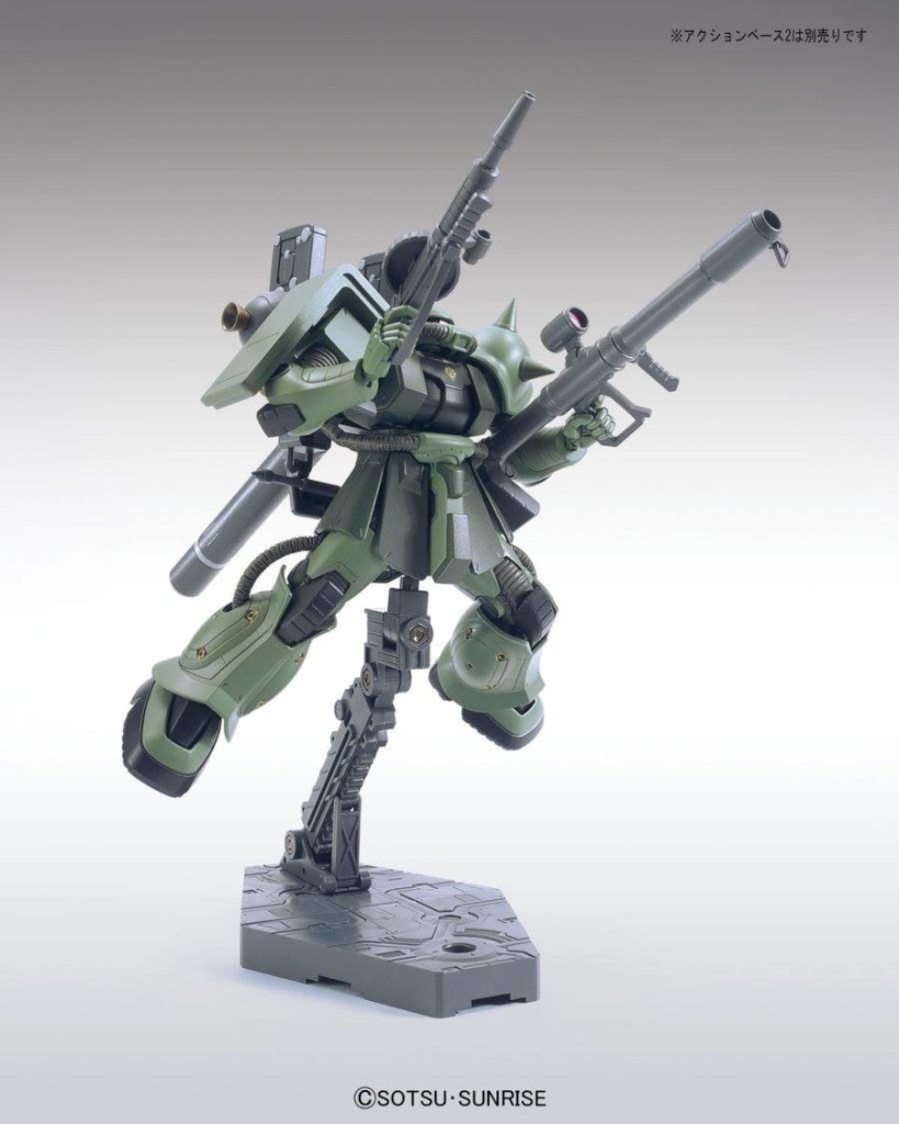 HGGT 1/144 MS-06 ZAKU II + BIG GUN SET [Gundam Thunderbolt Ver.]: Just Added No.19 NEW AMAZING Big Size Official Images, Full Info