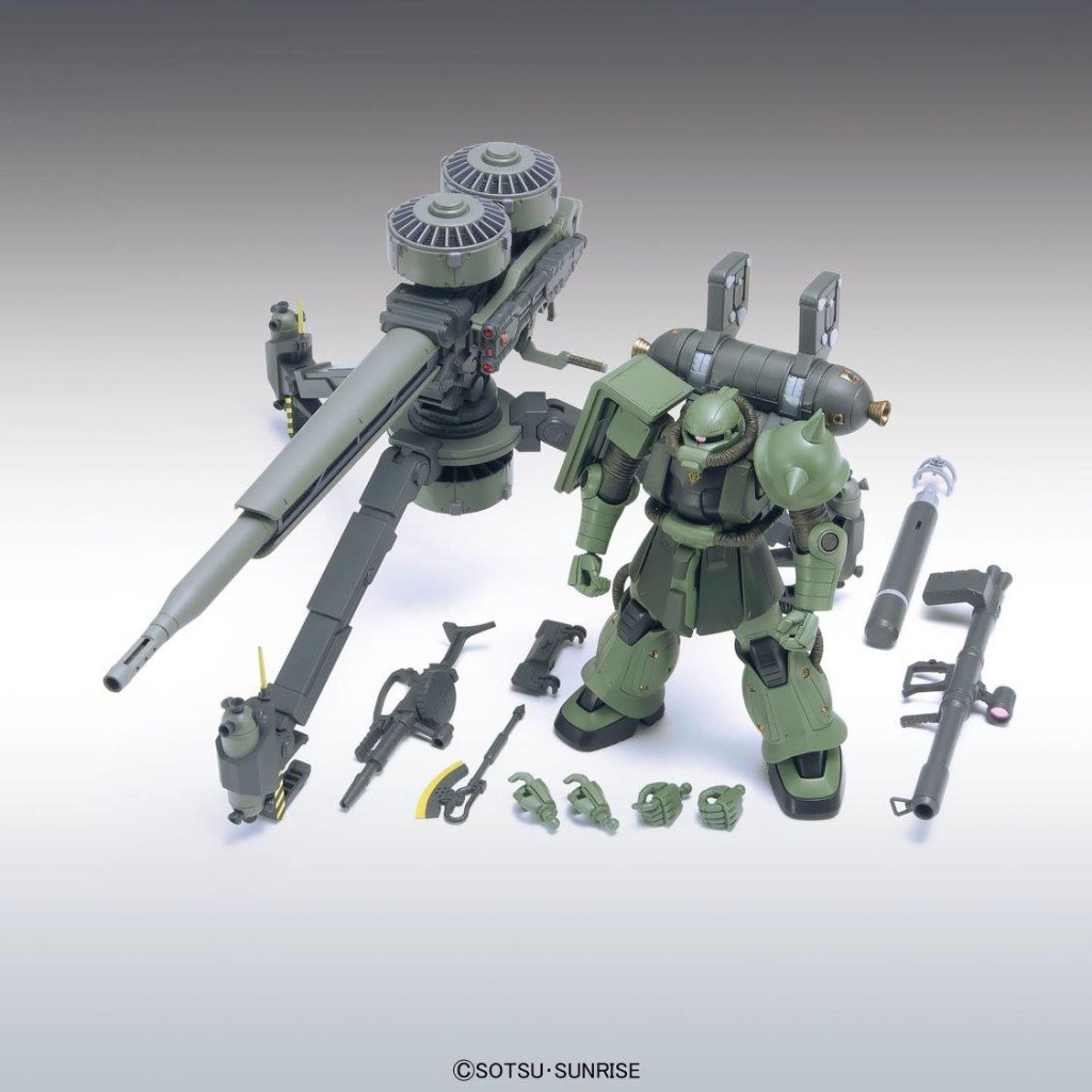 HGGT 1/144 MS-06 ZAKU II + BIG GUN SET [Gundam Thunderbolt Ver.]: Just Added No.19 NEW AMAZING Big Size Official Images, Full Info