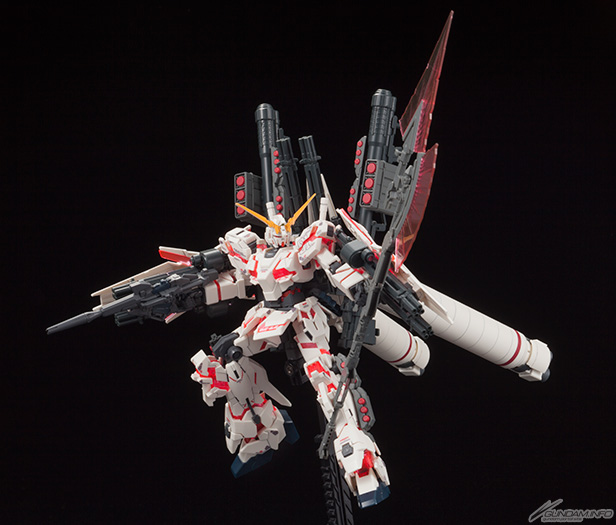 HGUC 1/144 RX-0 Full Armor Unicorn Gundam Destroy Mode RED