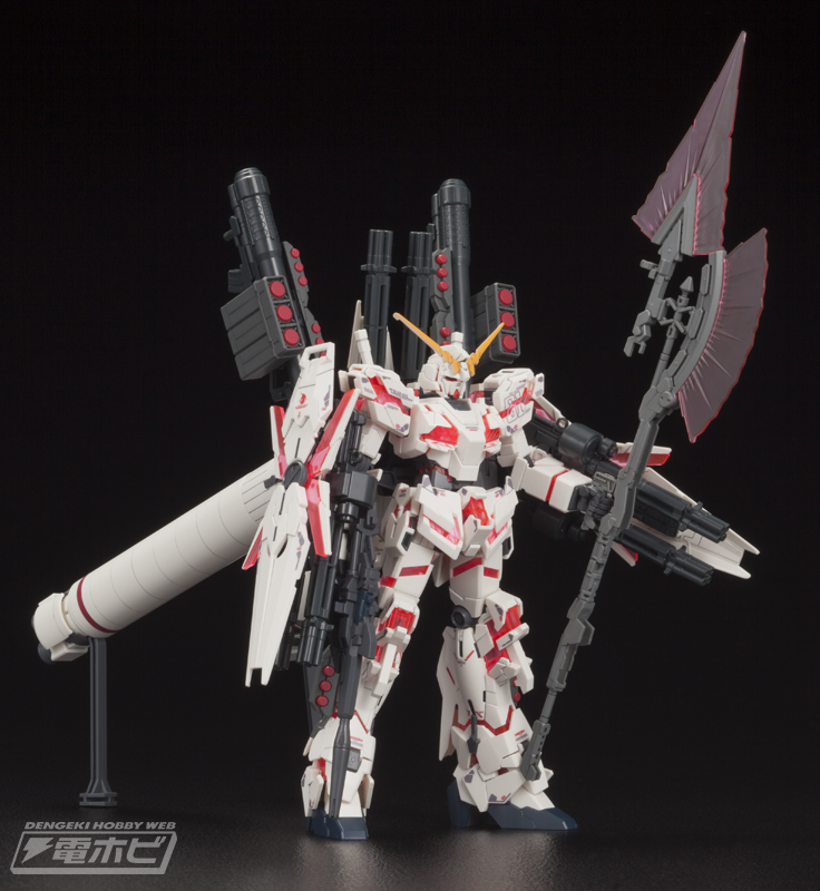 HGUC 1/144 RX-0 Full Armor Unicorn Gundam Destroy Mode RED