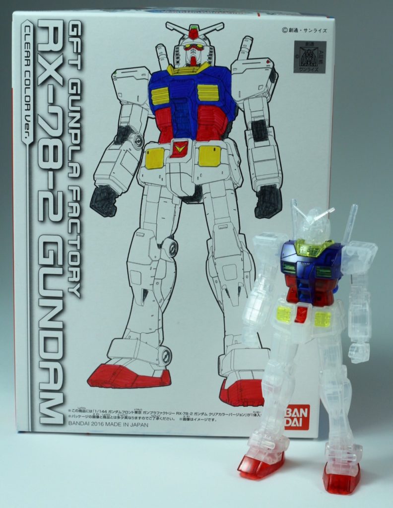 1/144 GFT Gunpla Factory RX-78-2 Gundam Clear Color Ver