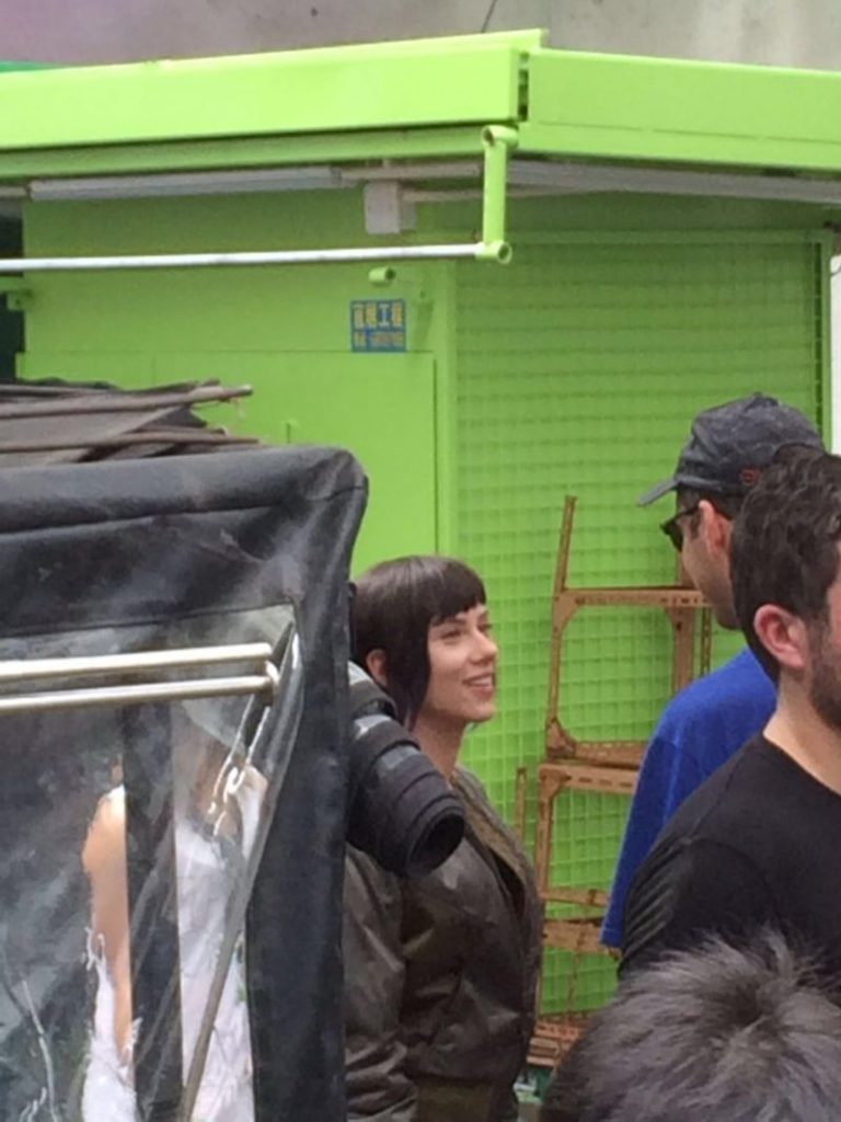 Scarlett Johansson in Hong Kong filming for Ghost in the Shell: First Eight Images!