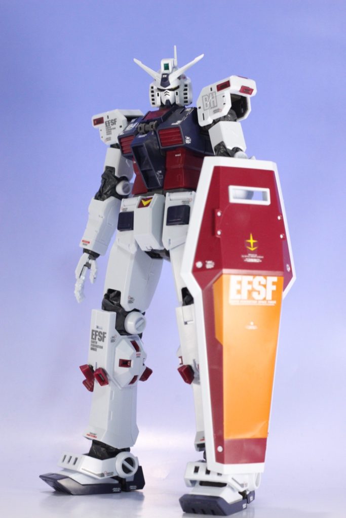 MG 1/100 FULLARMOR GUNDAM Ver.Ka (THUNDERBOLT) WATER SLIDES DECALS PLACED