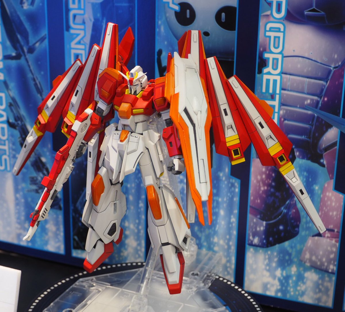 HGBF 1/144 HOT SCRAMBLE GUNDAM on display @ 56th All Japan