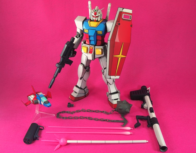 MG 1/100 GUNDAM  Painted in ANIME STYLE, ON SALE: Full Photo Review,  Info – GUNJAP