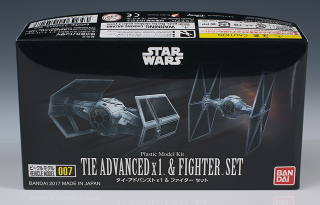 FROM JAPAN Star Wars Vehicle model 007 Tie Advanced x1 & Tie Fighter Set Pl... 