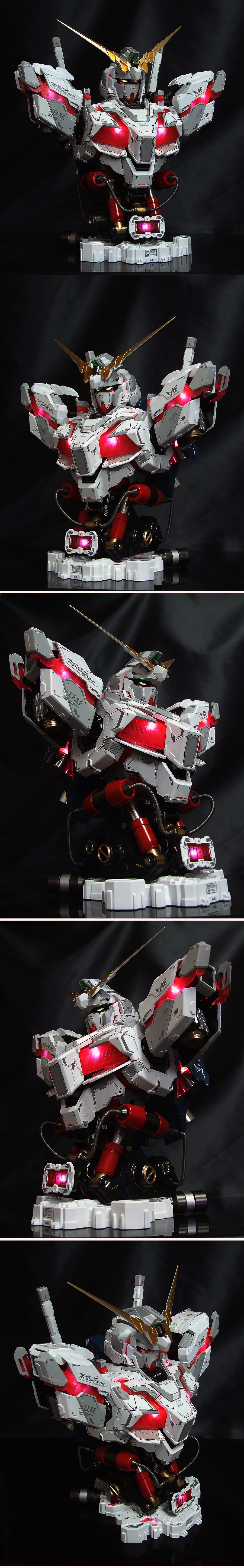 lourdes135720002000's AMAZING 1/35 UNICORN GUNDAM Bust Up