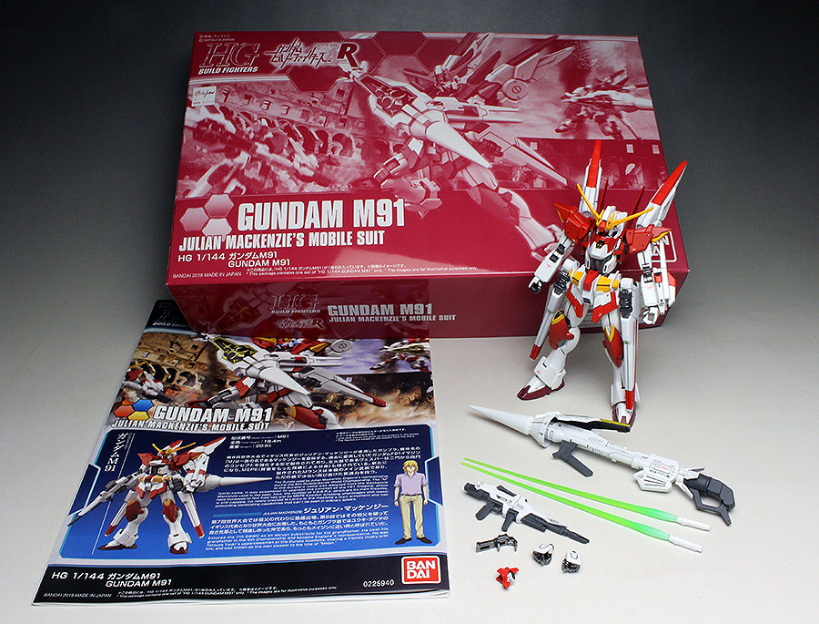 BANDAI HGBF 1//144 Gundam M91 Julian MACKENZIES Mobile Suit