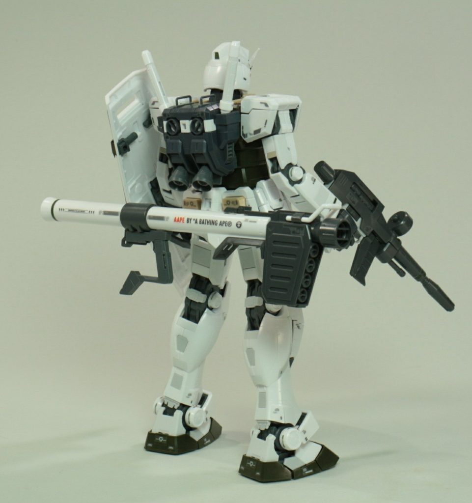 REVIEW MG 1/100 AAPE RX-78-2 GUNDAM GRN-CAMO (No.90 images