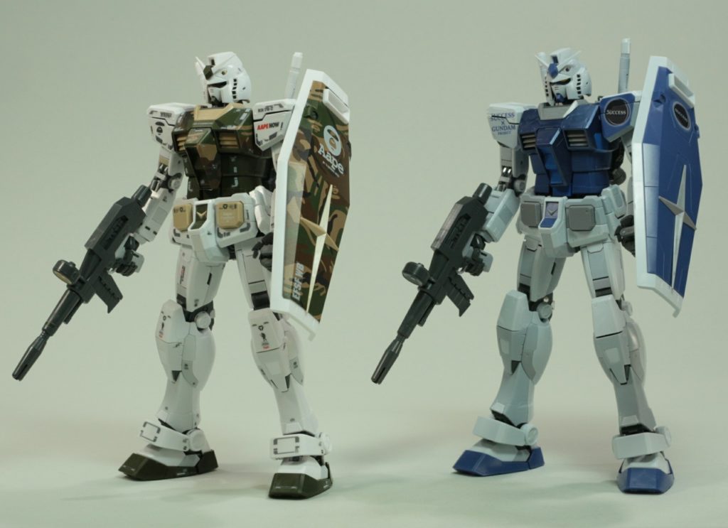 REVIEW MG 1/100 AAPE RX-78-2 GUNDAM GRN-CAMO (No.90 images