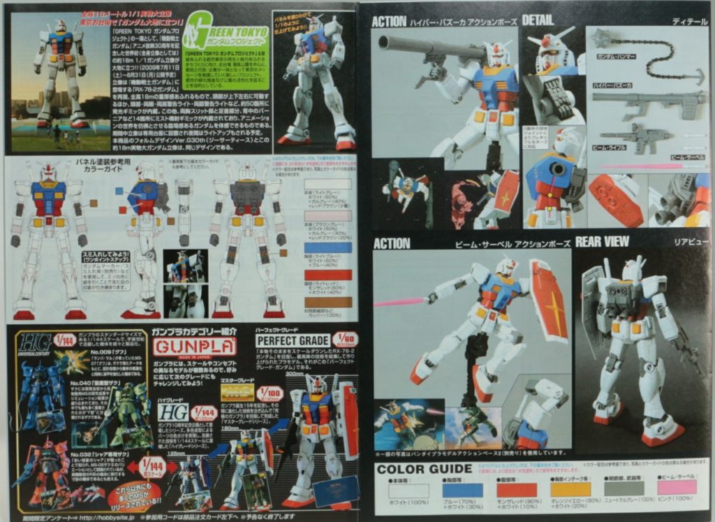 GUNPLA EXPO LIMITED HG EX Model 1/144 RX-78-2 GUNDAM Ver.G30th and