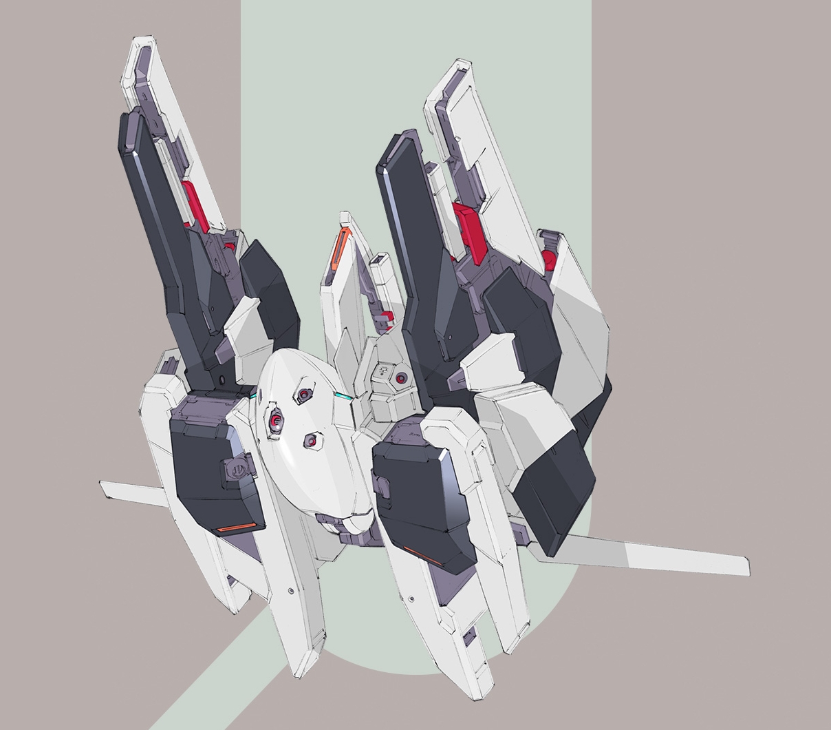 A.O.Z Re-Boot RX-124 GUNDAM TR-6 HAZE'N-THLEY II : MS-MODE