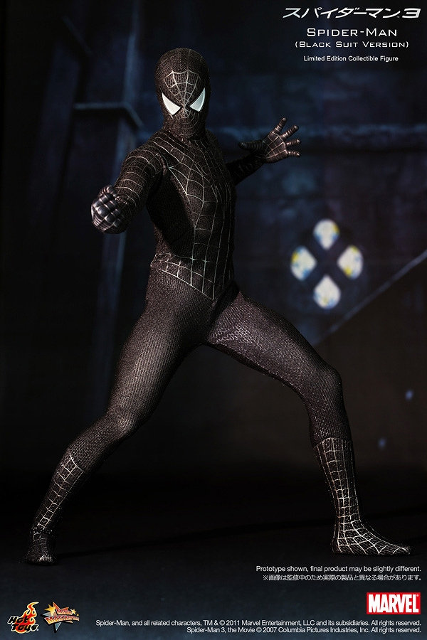 Preview: 1/6 Spider-Man Black Suit Ver. Limited Ed. (Hot Toys) No.13