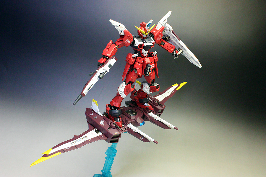 RG 1/144 ZGMF-X09A Justice Gundam: Improved, Assembled, Painted. 