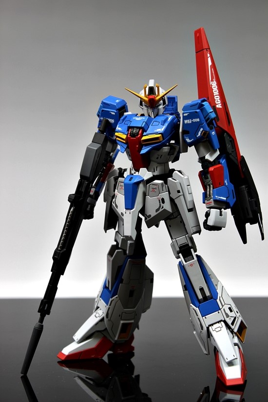 RG 1/144 Zeta Gundam+ 1/48 Zeta Gundam Head Display: Painted Build ...