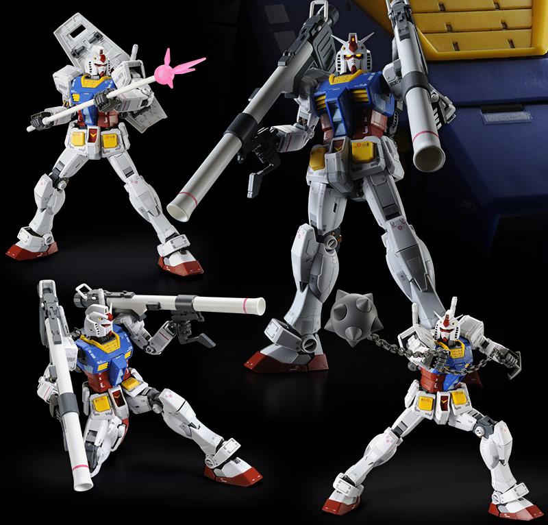 Details about P-Bandai Master Grade MG 1/100 Mobile Suit Gundam rx-78 AC Ch...