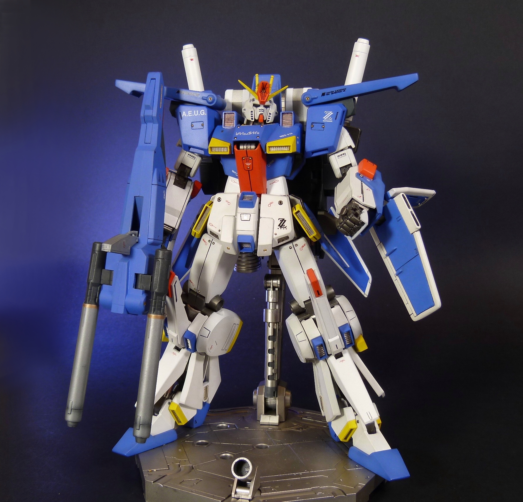 Amazing Gundam ZZ Remodeled by Mr.Satan. Full Photoreview WIP & Final ...