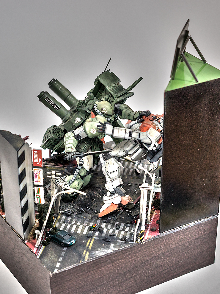 Gunpla Diorama: REVENGE “The Original”. Latest Work by coralblue76