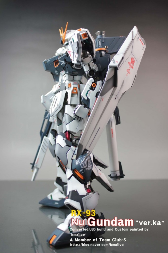 MG 1/100 RX-93 Nu Gundam Ver.Ka: Converted, LED build and Custom ...