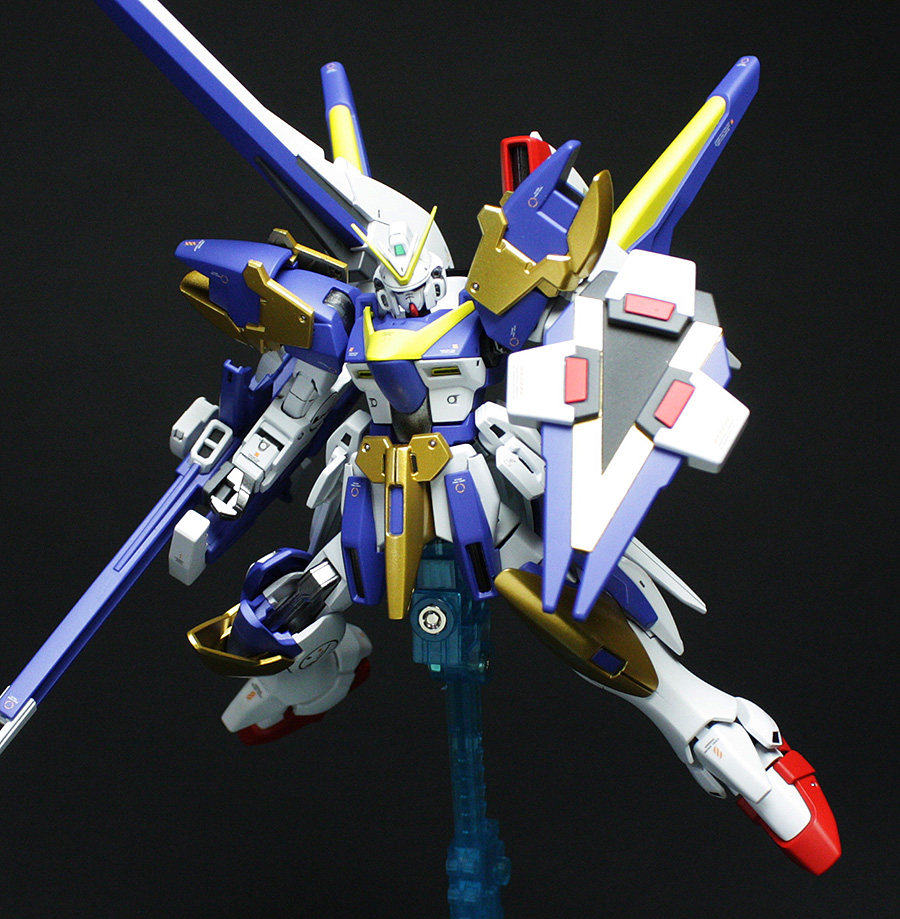 HGUC V2 Victory Two Assault Buster Gundam Painted Build: Full Photo ...