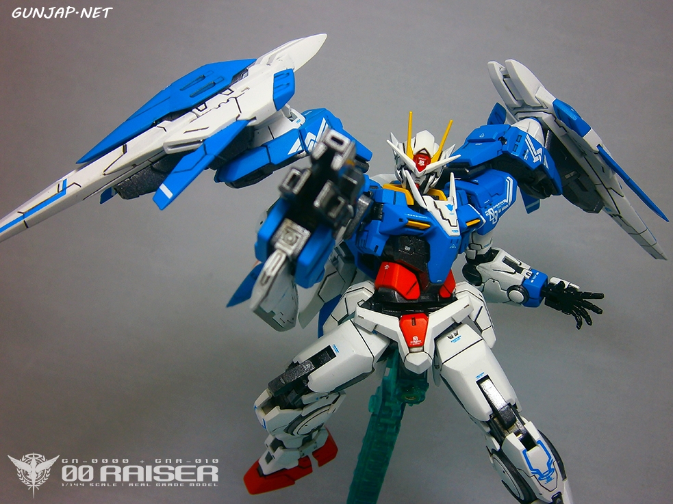 Lean Bacalzo’s RG 1/144 GN-0000+GNR-010 00 Gundam Raiser: Full Review ...