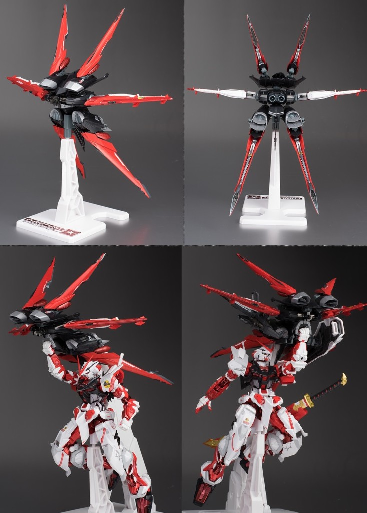 [schizophonic9's FULL REVIEW] METAL BUILD 1/100 FLIGHT UNIT OPTION SET for Gundam Astray Red Frame. Big Size Images