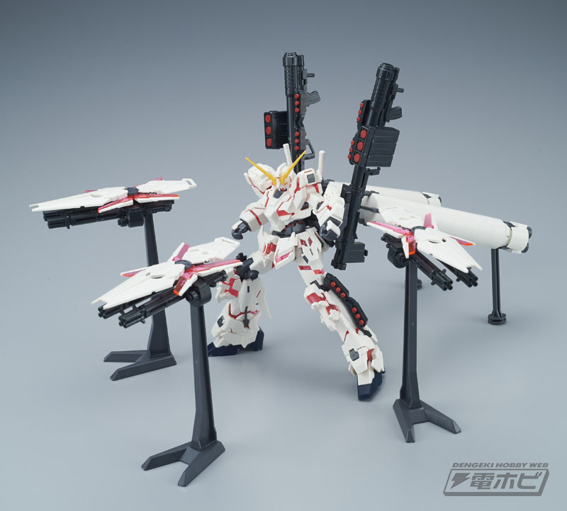 HGUC 1/144 RX-0 Full Armor Unicorn Gundam Destroy Mode RED COLOR VER ...