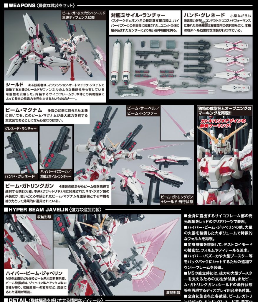 HGUC 1/144 RX-0 Full Armor Unicorn Gundam Destroy Mode RED COLOR VER.