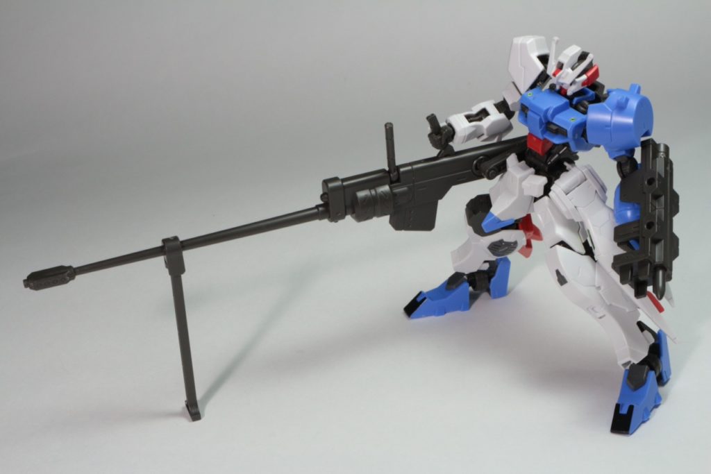 HG IBO 1/144 210mm ANTIMATERIEL RIFLE and PILE BUNKER SHIELD
