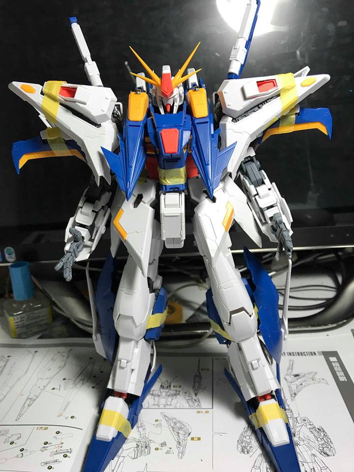 Phuc Nguyen (Quadsodx)’s Mechanicore 1/100 RX-105 Xi Gundam images (wip ...