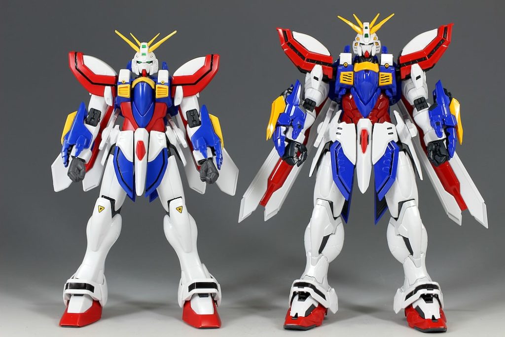 comparison HiRM God Gundam