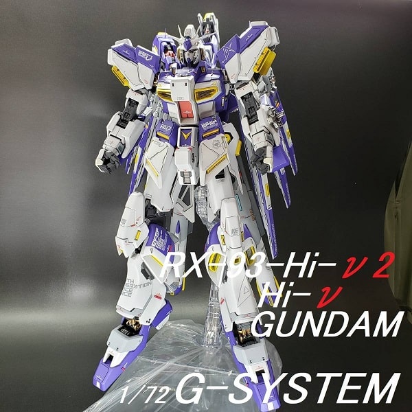 takahiro's G-System 1/72 Hi Nu Gundam custom build: Full Review 