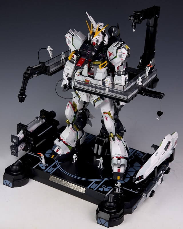 full set complete of display stand for metal structure nu gundam
