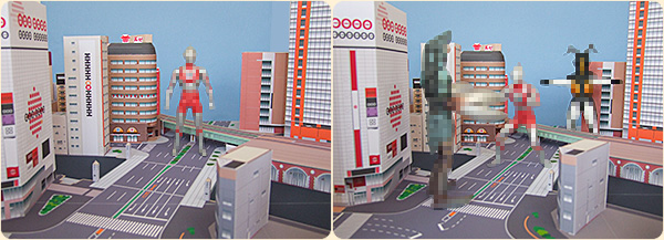 Free papercraft download lets you build Akihabara in your own home! LINKS,  info – GUNJAP