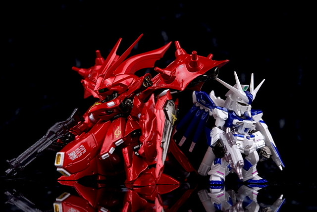 Review Premium Bandai Fw Gundam Converge Core Hi N Gundam And Nightingale Metallic Color Ver Gunjap