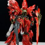 UPDATED FULL REVIEW and Full translated descriptions: MG 1/100 MSN-06S Sinanju Full Exterior modifications by Takumi Studio