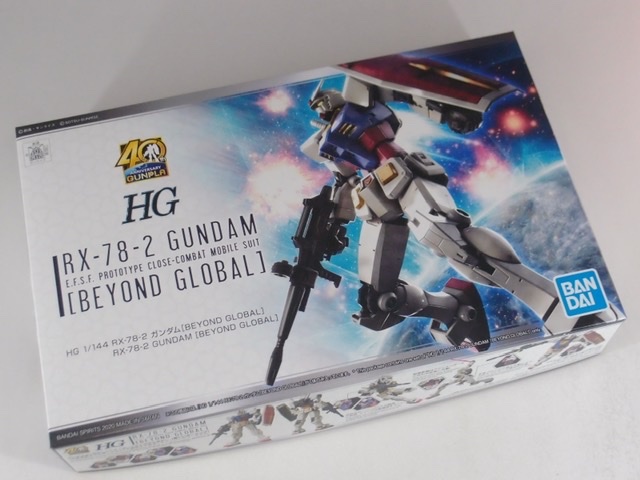Box Open Review HG 1/144 RX-78-2 Gundam [BEYOND GLOBAL] – GUNJAP