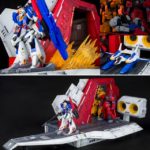 Dengeki’s Review and how to create a display stand for Realistic Model Series Mobile Suit Z Gundam 1/144 for HGUC Argama Catapult Deck