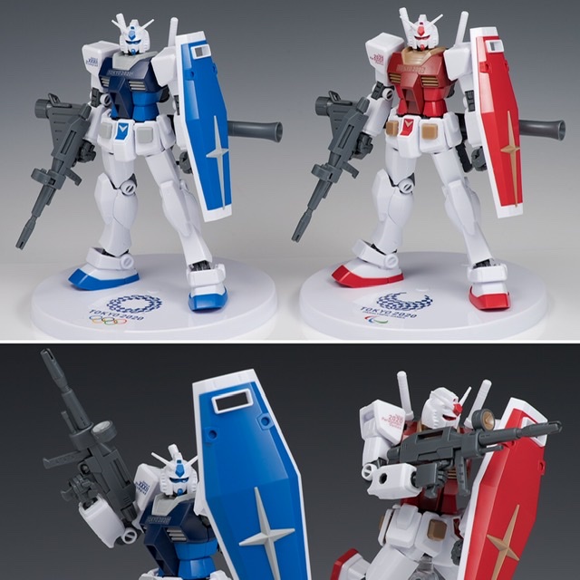 Set of 2 Gundam Plastic Model 2020 Tokyo Olympic Paralympic Limited  Bandai 