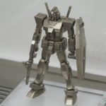 New images Gundarium alloy model 1/144 RX-78-2 Gundam on display