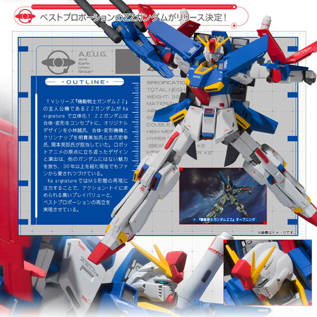 Added new images: P-Bandai ROBOT魂 Ka signature ZZ Gundam – GUNJAP