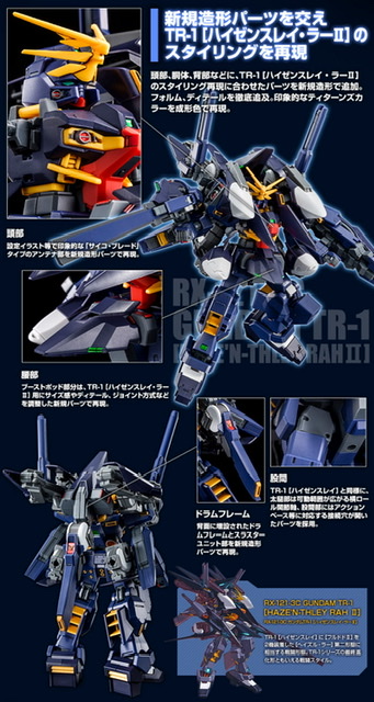 P Bandai Hguc Gundam Tr 1 Haze N Thley Rah Ii Gunjap