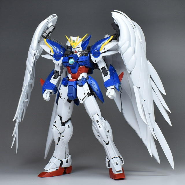 Details about   MG 1/100 Endless Waltz Wing Gundam Zero EW Ver Ka Wing Zero Custom Model Kit 