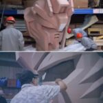 Video Full-scale Freedom Gundam Statue Phase-02