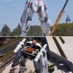 China Freedom Gundam Statue new images