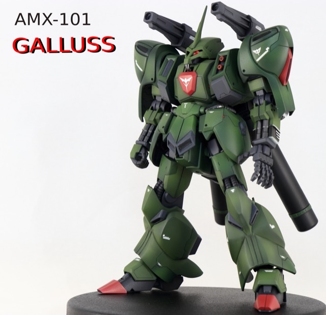 BANDAI MOBILE SUIT GUNDAM Galluss-J Robot AMX-101 Model Figure K1089_B 