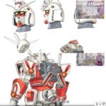 Usagi Gundam (Zodiac Gundam) design drawings and related items released