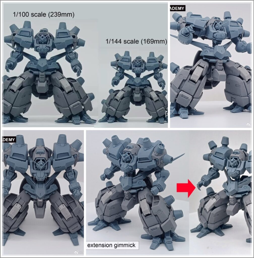 1/144 and 1/100 scale JDG-00X Devil Gundam GK